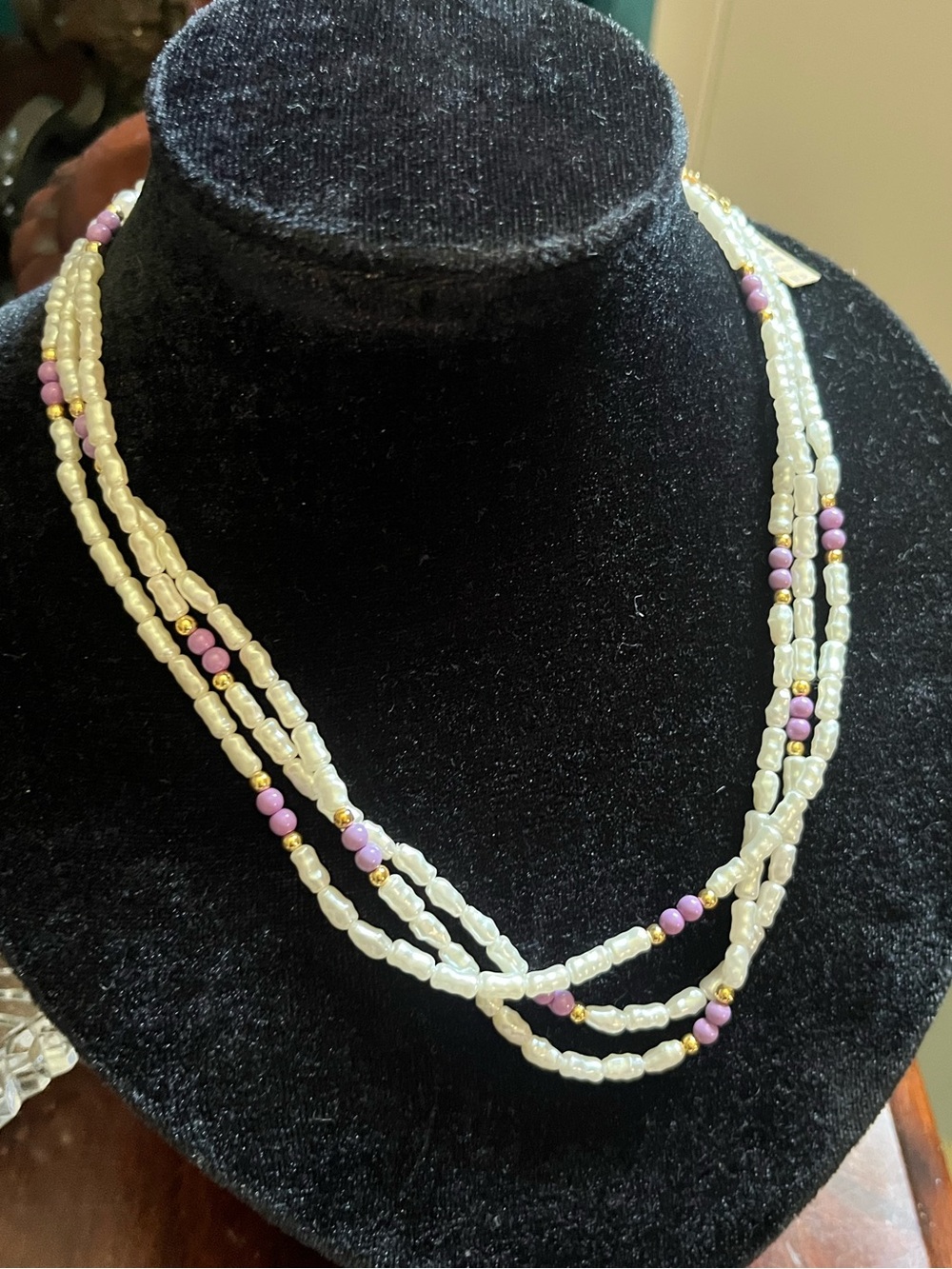 3 Danecraft Freshwater Pearl Necklace NWT